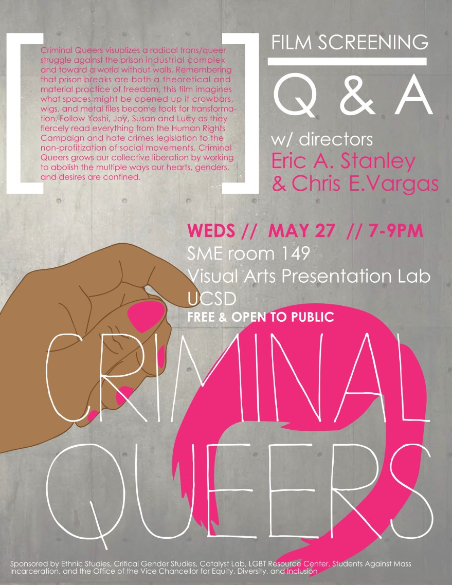 criminal queers flyer